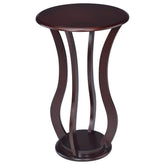 Orleans Furniture - Coaster - Elton Round Wood Top Accent Side Table Cherry - 900934