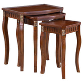 Orleans Furniture - Coaster - Daphne 3-piece Rectangular Wood Nesting Table Set Warm Brown - 901076