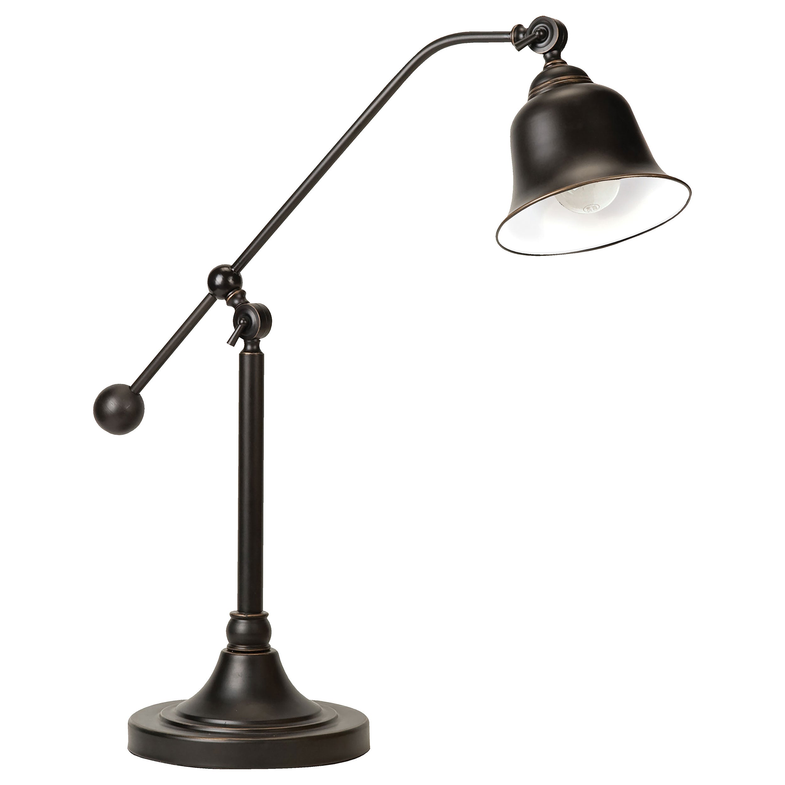 Orleans Furniture - Coaster - Eduardo 25-inch Bell Down Bridge Table Lamp Dark Bronze - 901186