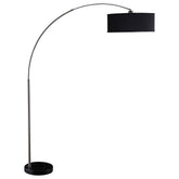 Orleans Furniture - Coaster - Kawke 81-inch Arched Drum Shade Metal Floor Lamp Black - 901486