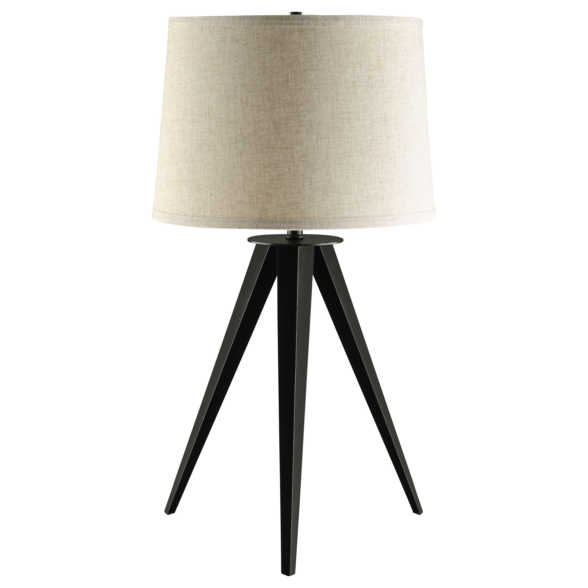 Orleans Furniture - Coaster - Sabat 29-inch Empire Shade Tripod Beside Table Lamp Black - 901644