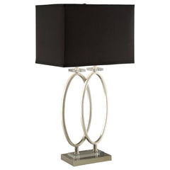 Orleans Furniture - Coaster - Izuku 29-inch Rectangular Shade Table Lamp Brush Nickel - 901662