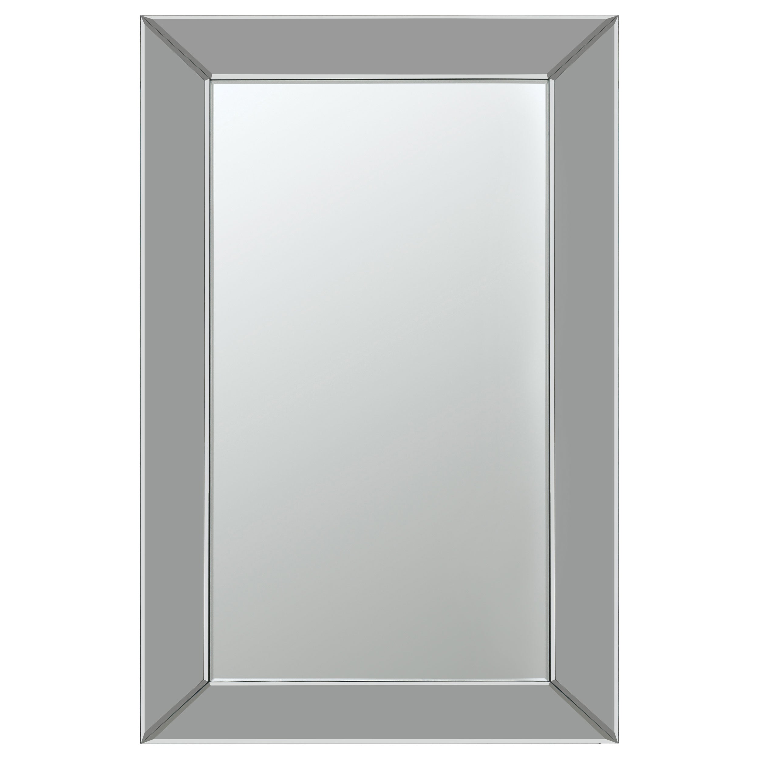 Orleans Furniture - Coaster - Pinciotti 36 x 24 Inch Beveled Frame Wall Mirror Silver - 901783