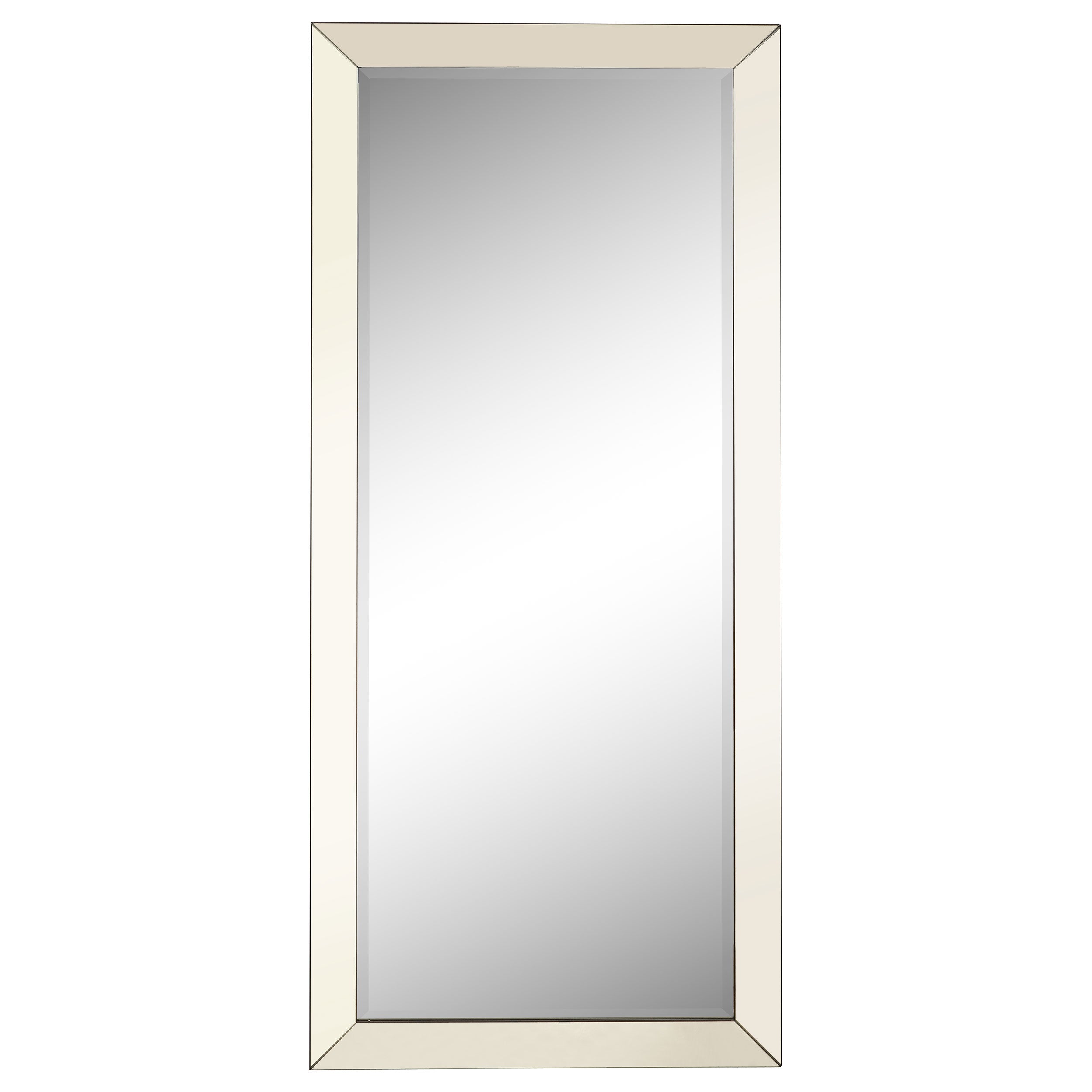 Orleans Furniture - Coaster - Barnett 30 x 70 Inch Full Length Floor or Wall Mirror Silver - 901813
