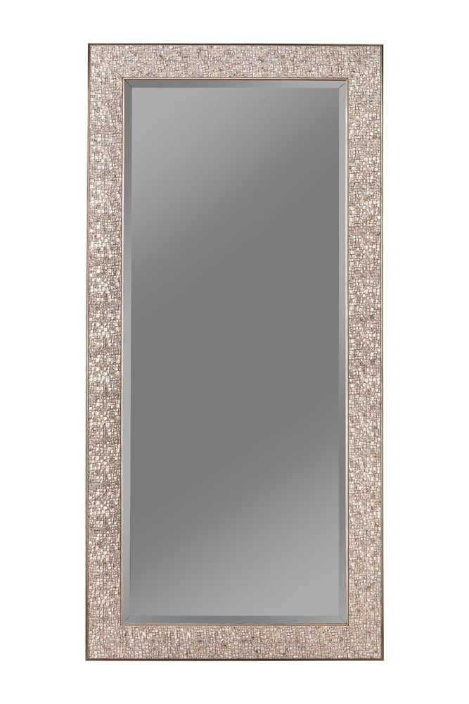 Orleans Furniture - Coaster - Rollins 32 x 66 Inch Rectangular Floor Mirror Silver - 901997