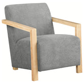 Orleans Furniture - Coaster - Diego Upholstered Accent Arm Chair with Wood Arms Grey - 902269