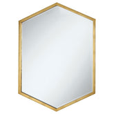 Orleans Furniture - Coaster - Bledel 24 x 34 Inch Hexagonal Wall Mirror Gold - 902356