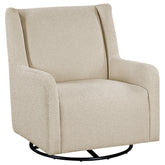Orleans Furniture - Coaster - Serra Boucle Upholstered Swivel Glider Recliner Sandy Beige - 902453