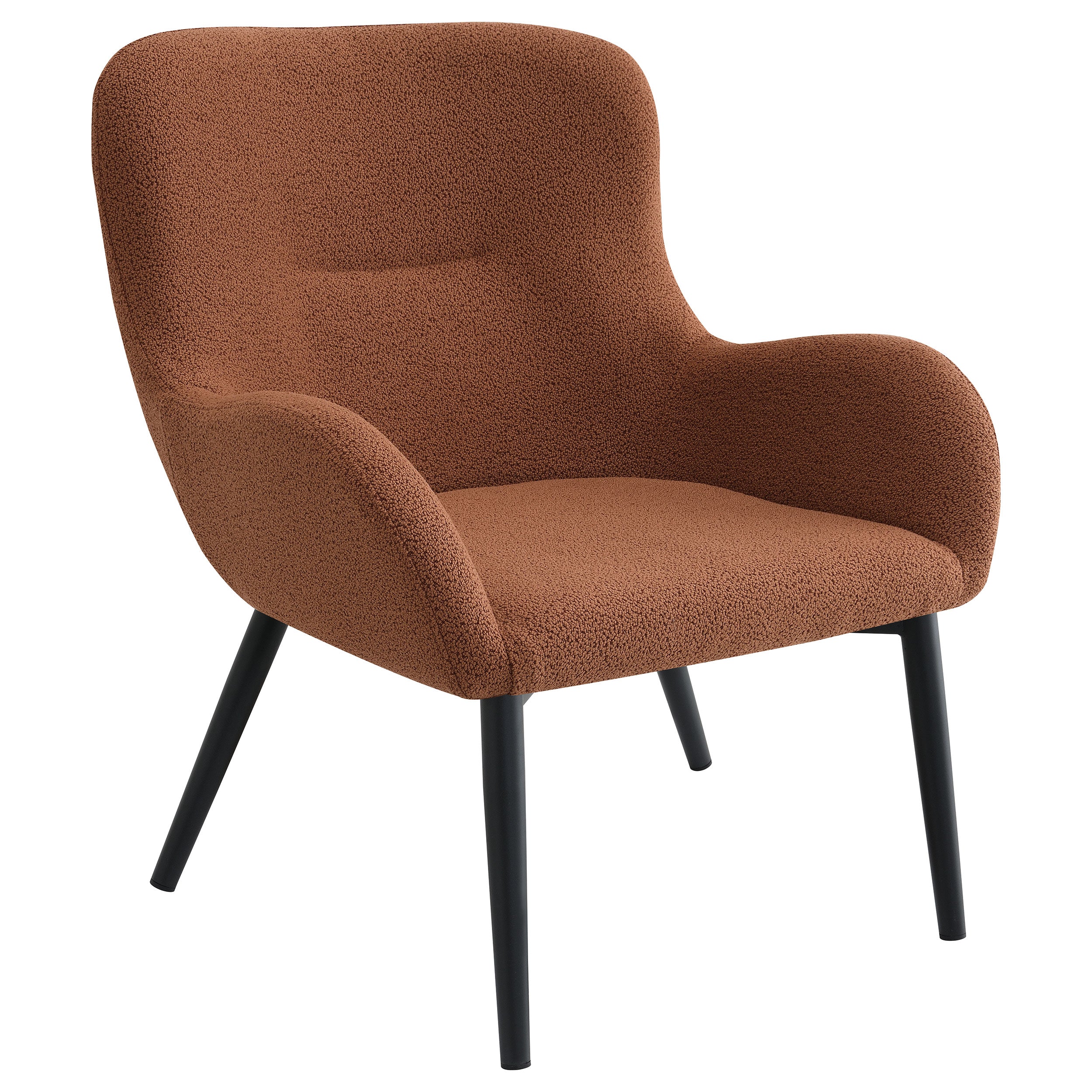 Orleans Furniture - Coaster - Calvin Upholstered Modern Arm Accent Chair Rust - 902471