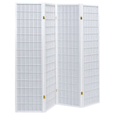 Orleans Furniture - Coaster - Roberto 4-Panel Room Divider Folding Shoji Screen White - 902626