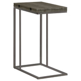 Orleans Furniture - Coaster - Pedro Expandable C-Shaped Sofa Side Table Weathered Grey - 902864