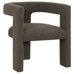 Orleans Furniture - Coaster - Petra Boucle Upholstered Accent Side Chair Chocolate Brown - 902880