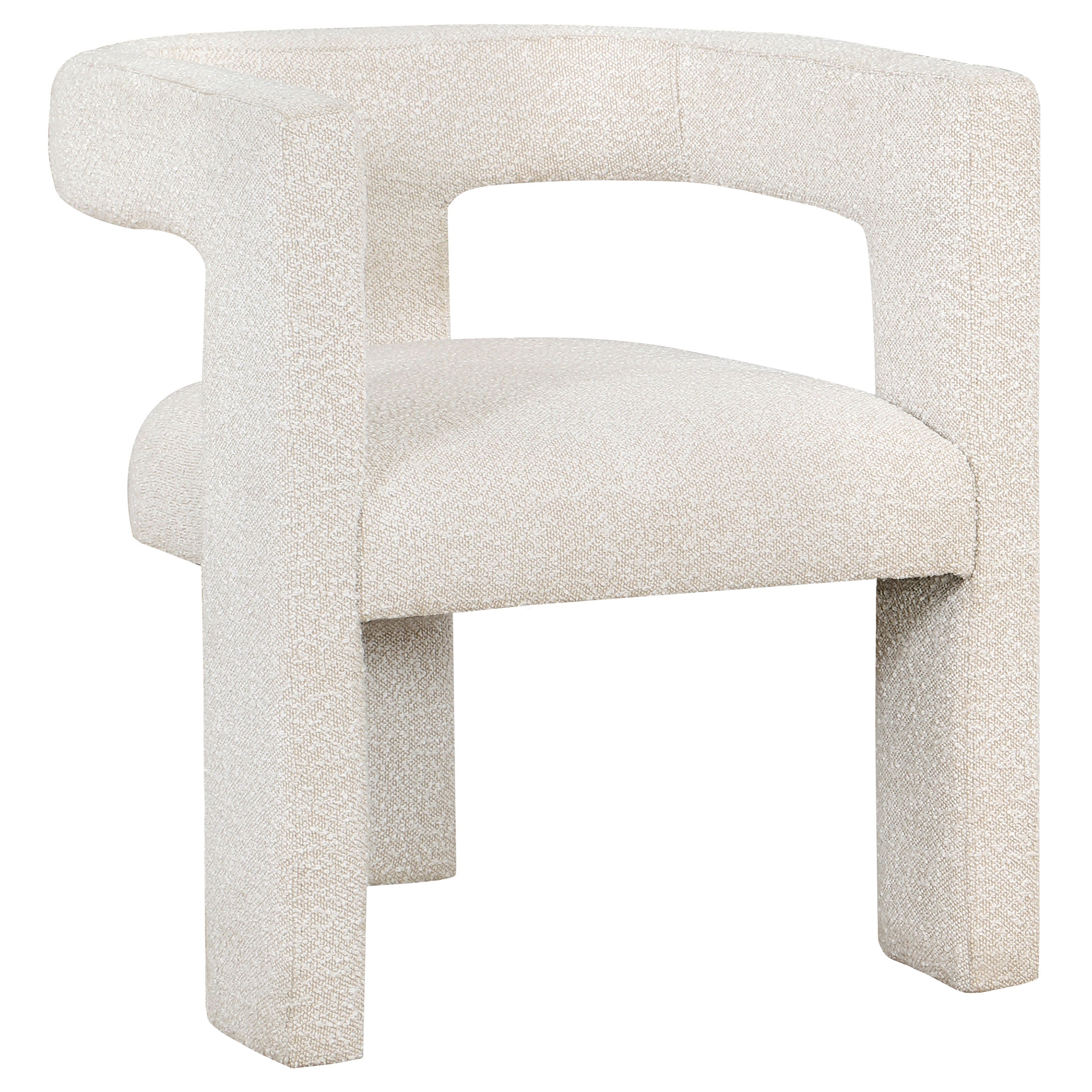 Orleans Furniture - Coaster - Petra Boucle Upholstered Accent Side Chair White - 902881