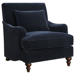 Orleans Furniture - Coaster - Frodo Upholstered English Arm Accent Chair Midnight Blue - 902899
