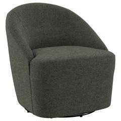 Orleans Furniture - Coaster - Leon Upholstered Barrel Accent Swivel Chair Hunter Green - 903075