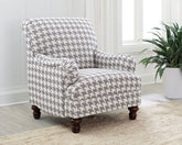 Orleans Furniture - Coaster - Glenn Upholstered English Arm Accent Chair Grey - 903096