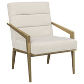 Orleans Furniture - Coaster - Kirra Upholstered Metal Arm Accent Chair Cream - 903143