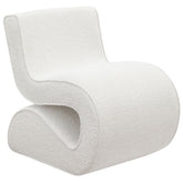 Orleans Furniture - Coaster - Ronea Boucle Upholstered Armless Curved Chair Cream - 903154