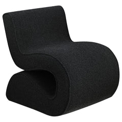 Orleans Furniture - Coaster - Ronea Boucle Upholstered Armless Curved Chair Charcoal - 903155