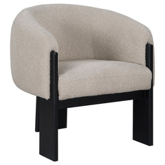 Orleans Furniture - Coaster - Valdez Boucle Upholstered Barrel Back Accent Chair Beige - 903165