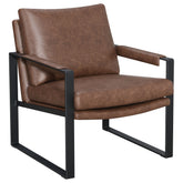 Orleans Furniture - Coaster - Rosalind Upholstered Track Arm Accent Chair Brown - 904112