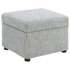 Orleans Furniture - Coaster - Winter Upholstered Hydraulic Lift Top Storage Ottoman Grey - 904138