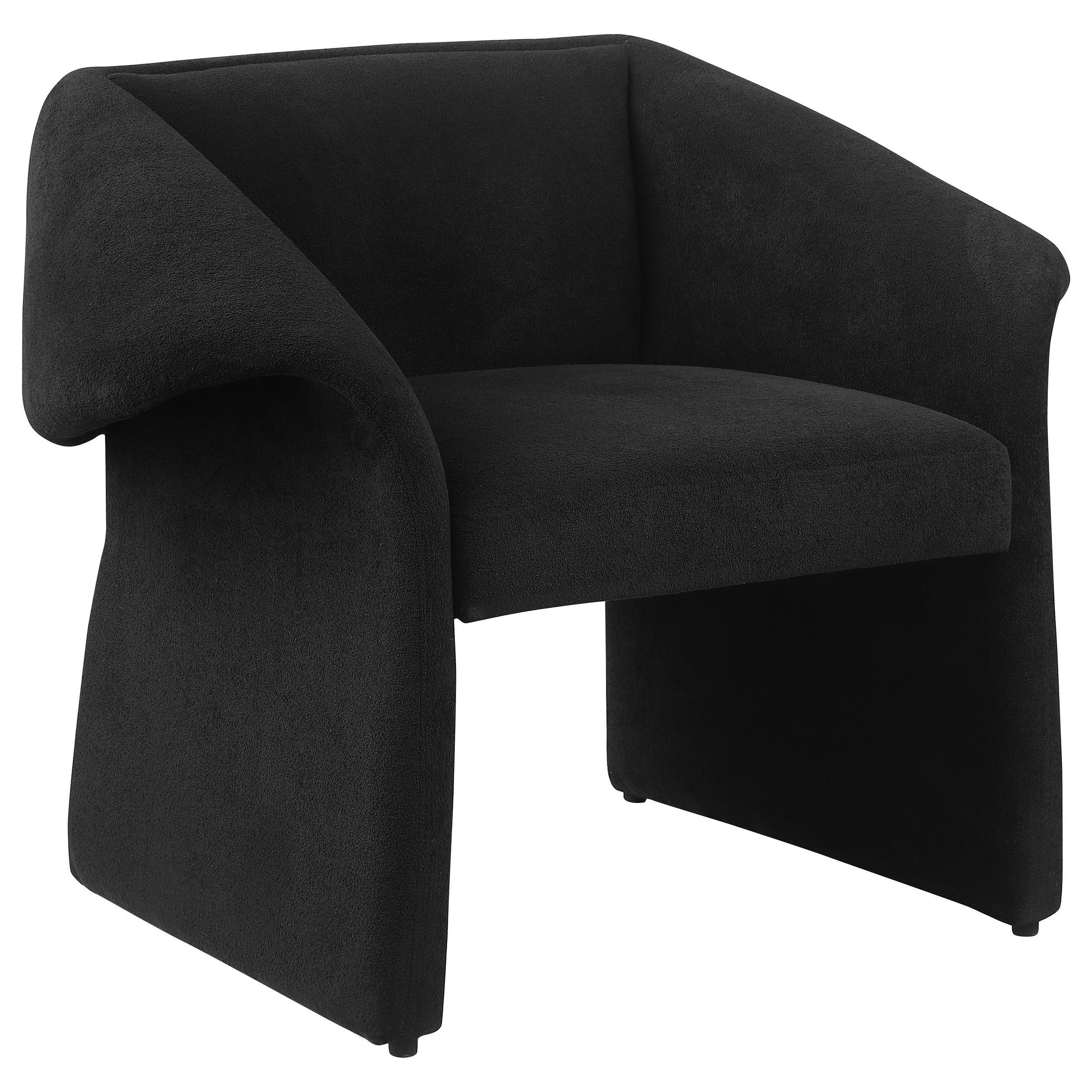 Orleans Furniture - Coaster - Ramsey Upholstered Sloped Arm Accent Chair Black - 907524