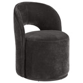 Orleans Furniture - Coaster - Harjo Velvet Upholstered Swivel Accent Chair Charcoal Grey - 907529