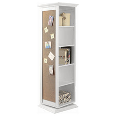 Orleans Furniture - Coaster - Robinsons Swivel Accent Cabinet with Cork Board White - 910080