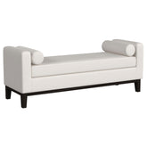 Orleans Furniture - Coaster - Rosie Upholstered Accent Bench with Armrests Vanilla - 910270