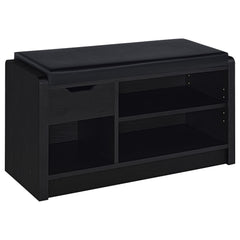 Orleans Furniture - Coaster - Arrington Storage Bench Black - 910323