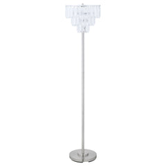 Orleans Furniture - Coaster - Anya 61-inch Hanging Crystal Metal Floor Lamp Chrome - 920067