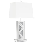 Orleans Furniture - Coaster - Carmen 32-inch Tapered Shade Mirrored Table Lamp Silver - 920141