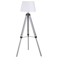 Orleans Furniture - Coaster - Dayton 56-inch Empire Shade Metal Tripod Floor Lamp Grey - 920212
