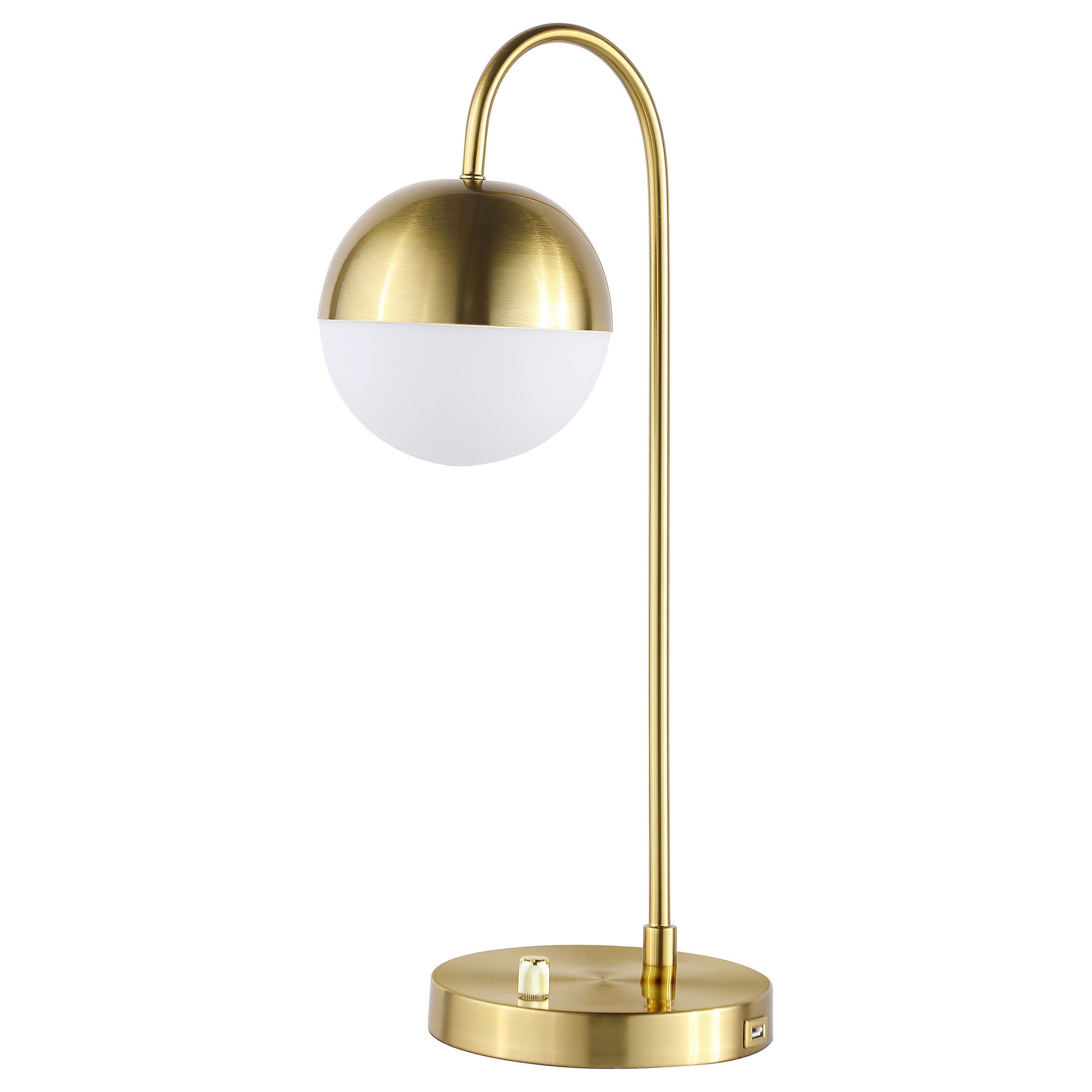 Orleans Furniture - Coaster - Merrick 21-inch Spherical Arched Bedside Table Lamp Gold - 920216