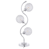 Orleans Furniture - Coaster - Amberley 33-inch 3-light Curvy Metal Table Lamp Silver - 920232