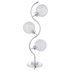 Orleans Furniture - Coaster - Amberley 33-inch 3-light Curvy Metal Table Lamp Silver - 920232