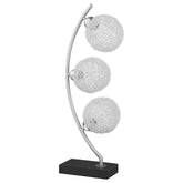 Orleans Furniture - Coaster - Claudia 30-inch Woven Spherical Metal Table Lamp Black - 920233