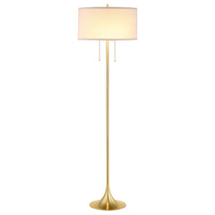 Orleans Furniture - Coaster - Elmira 65-inch Drum Shade Metal Floor Lamp Gold - 920240