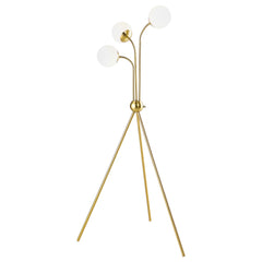 Orleans Furniture - Coaster - Miley 66-inch Spherical Bulb Tripod Tree Floor Lamp Gold - 920293