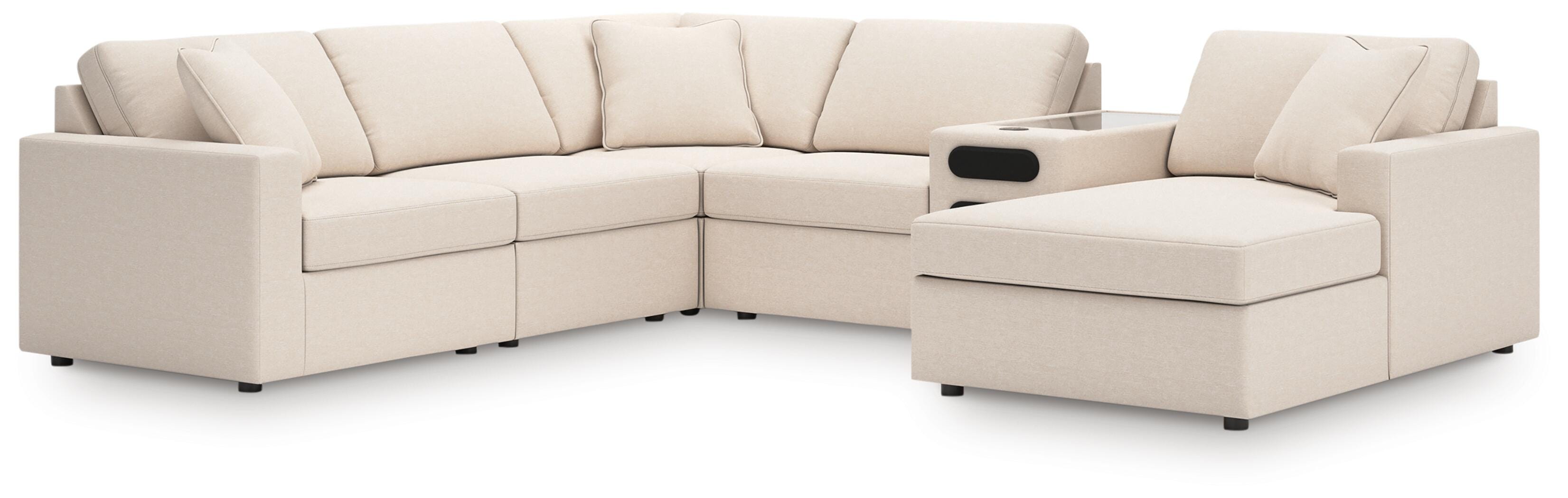 Orleans Furniture - Ashley Furniture - Modmax 6-Piece Sectional with Audio System and Chaise - RAF 6-Piece Sectional with Audio System and Chaise - 92103S51