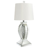 Orleans Furniture - Coaster - Klein 31-inch Empire Mirrored Acrylic Table Lamp Silver - 923287