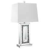 Orleans Furniture - Coaster - Ayelet 30-inch Tapered Shade Mirrored Table Lamp Silver - 923288