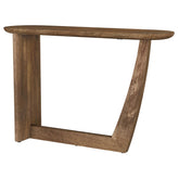 Orleans Furniture - Coaster - Fletcher Oval Solid Mango Wood Entryway Console Table Brown - 930030
