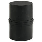 Orleans Furniture - Coaster - Bryce Round Metal Accent Side Table Rustic Black - 930259