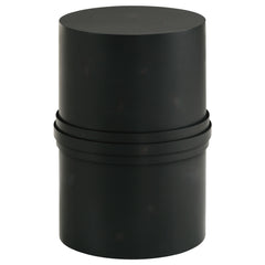 Orleans Furniture - Coaster - Bryce Round Metal Accent Side Table Rustic Black - 930259