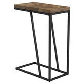 Orleans Furniture - Coaster - Sergio Engineered Wood C-Shaped Side Table Rustic Tobacco - 931147