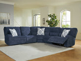 Orleans Furniture - Ashley Furniture - Acklen Place Sectional - 2-Piece Power Reclining Sectional / Navy - 93607S16
