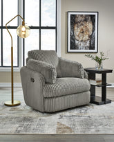 Orleans Furniture - Ashley Furniture - Tie-Breaker Living Room - Swivel Glider Recliner / Ivory - 9490261