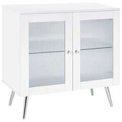 Orleans Furniture - Coaster - Nieta 2-door Engineered Wood Accent Cabinet White High Gloss - 950396